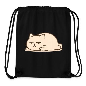 Schlafende Katze im Kawaii Stil - Stanley/Stella recycelter Gym Bag - Schwarz - Vorne