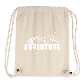 Adventure_Berge - Sac à cordon recyclé Stanley/Stella - blanc naturel - Devant