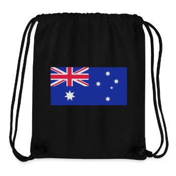 Australian flag - Stanley/Stella Recycled Gym Bag - black - Front