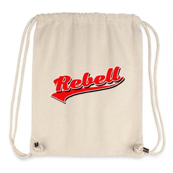 rebel dieb rowdy rebell bandit hustler gang crime - Stanley/Stella recycelter Gym Bag - Naturweiß - Vorne
