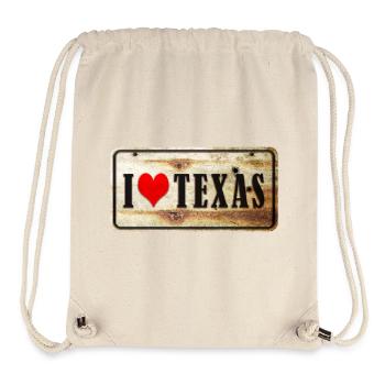 Ich liebe Texas - Stanley/Stella recycelter Gym Bag - Naturweiß - Vorne