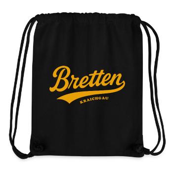 Bretten Baden Schriftzug - Stanley/Stella recycelter Gym Bag - Schwarz - Vorne