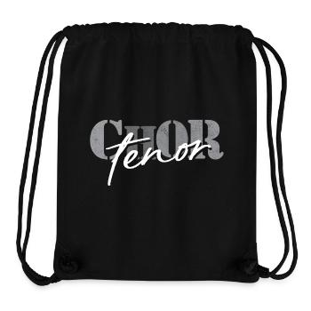 Chor Tenor - Stanley/Stella recycelter Gym Bag - Schwarz - Vorne