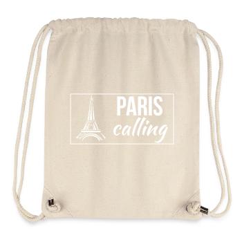Paris Calling - Stanley/Stella recycelter Gym Bag - Naturweiß - Vorne