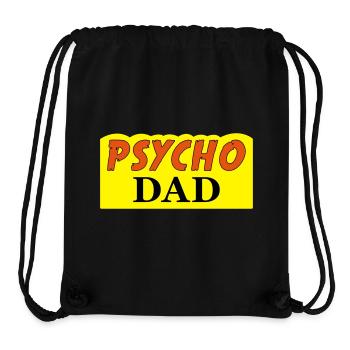 Psycho Dad - Stanley/Stella recycelter Gym Bag - Schwarz - Vorne