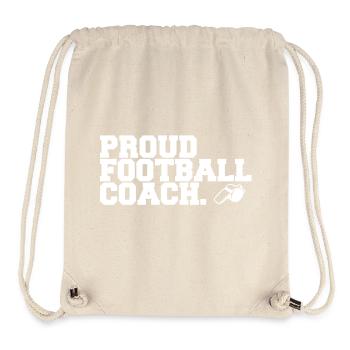Proud Football Coach - Stanley/Stella Recycled Gym Bag - natural - Front
