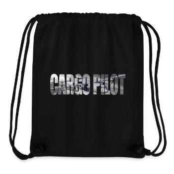 Cargo pilot C-130 - Stanley/Stella recycelter Gym Bag - Schwarz - Vorne
