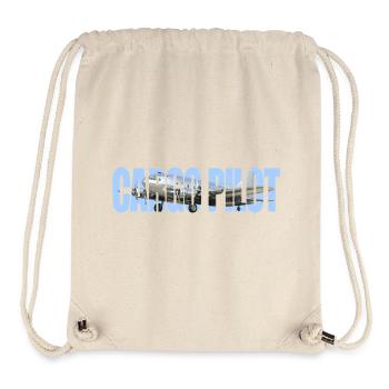 Cargo pilot B-307 - Stanley/Stella recycelter Gym Bag - Naturweiß - Vorne
