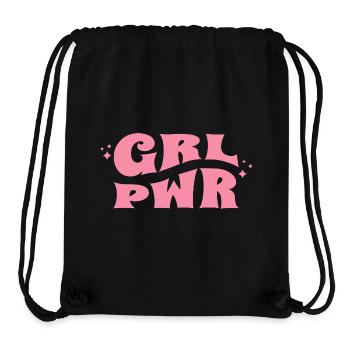 GRL PWR Feminine Style - Stanley/Stella recycelter Gym Bag - Schwarz - Vorne