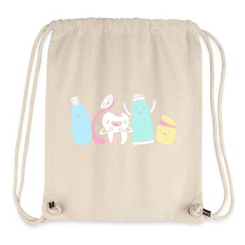 Receptionist Dentist - Stanley/Stella Recycled Gym Bag - natural - Front