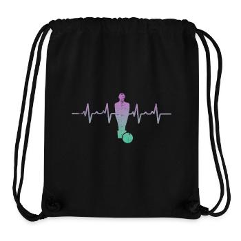 Table football heartbeat - Stanley/Stella Recycled Gym Bag - black - Front