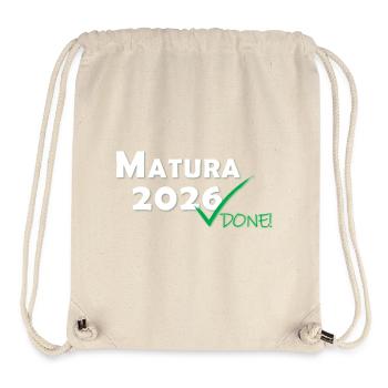 Matura 2026 Done - Stanley/Stella Recycled Gym Bag - natural - Front