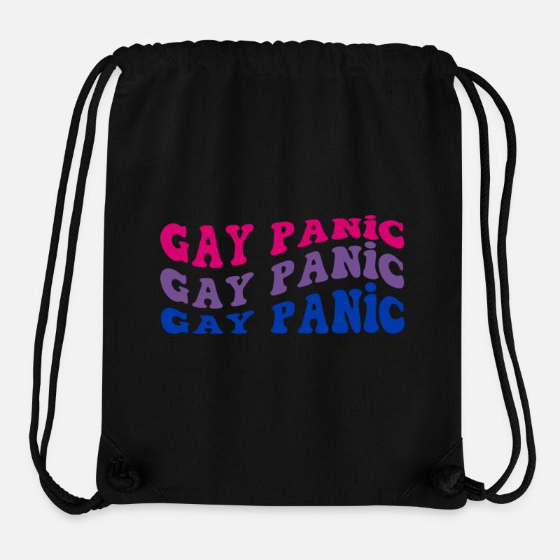 Gay Panic Bisexueller Pride-Monat - Stanley/Stella recycelter Gym Bag - Schwarz