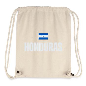 I love Honduras, Honduras flag - Stanley/Stella Recycled Gym Bag - natural - Front