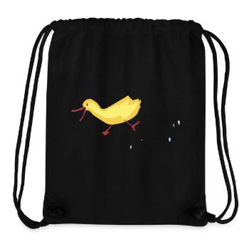 Canard laqué - Sac à cordon recyclé Stanley/Stella - noir - Devant