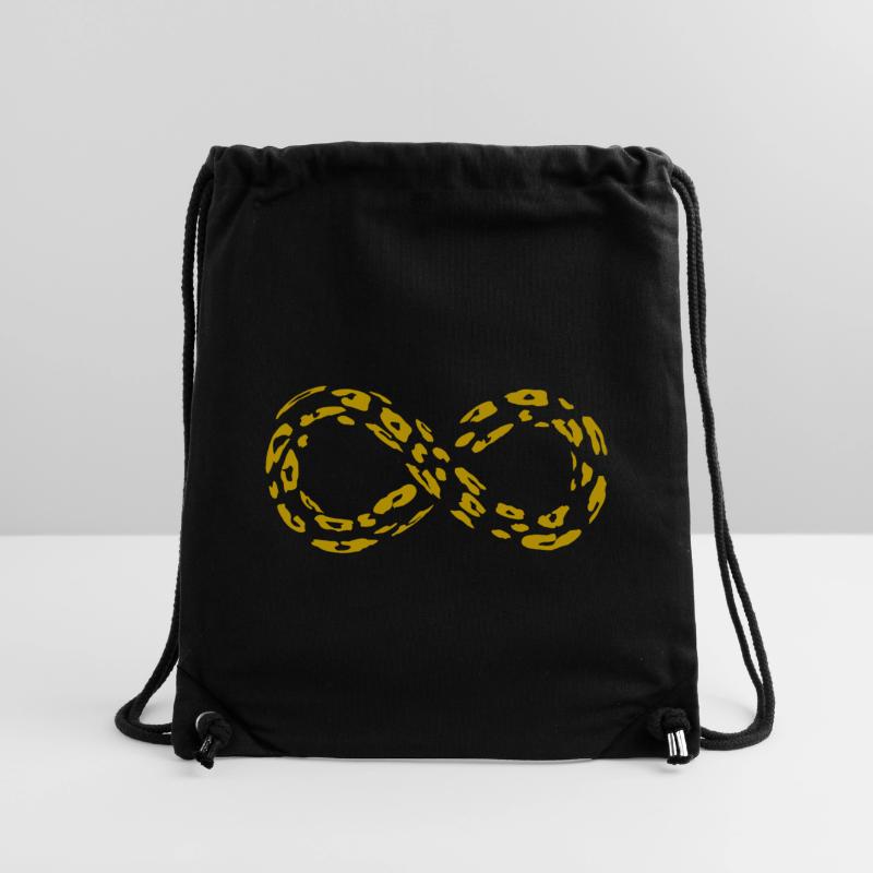 Leopard Infinity Loop (alternate) Stanley/Stella Recycled Gym Bag