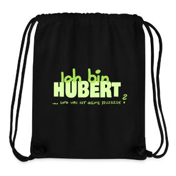 Gift for Hubert - Stanley/Stella Recycled Gym Bag - black - Front