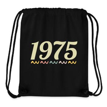 1975 - Stanley/Stella Recycled Gym Bag - black - Front