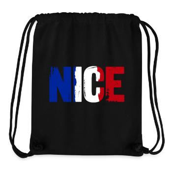 Nice Frankreich Nizza - Stanley/Stella recycelter Gym Bag - Schwarz - Vorne