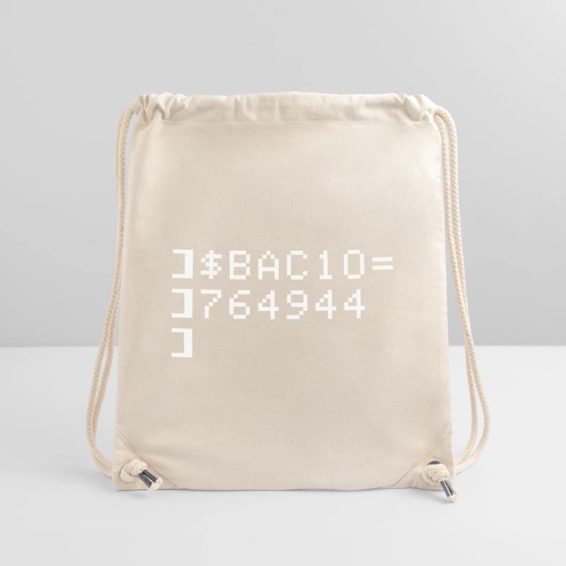Bacio BAC10 8-Bit Esadecimal Code Nerd Pixel Art Stanley/Stella Recycled Gym Bag