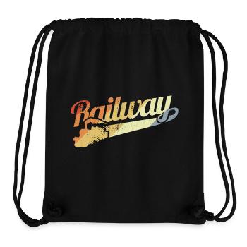 Railroad motivation - Stanley/Stella Recycled Gym Bag - black - Front