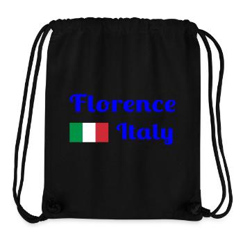 Florenz, Italien - Stilvolle Drucke - Stanley/Stella recycelter Gym Bag - Schwarz - Vorne