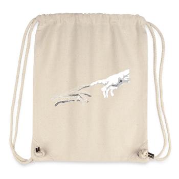 Fraktale Hände greifen - Stanley/Stella recycelter Gym Bag - Naturweiß - Vorne