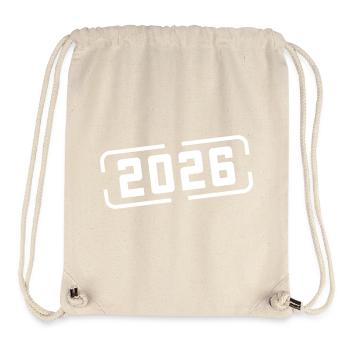 2026 Stempel - Stanley/Stella recycelter Gym Bag - Naturweiß - Vorne