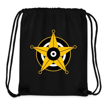 Sheriff Stern - Stanley/Stella recycelter Gym Bag - Schwarz - Vorne