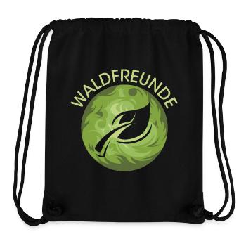 Waldfreunde Blatt Natur Naturschutz Waldschutz - Stanley/Stella recycelter Gym Bag - Schwarz - Vorne