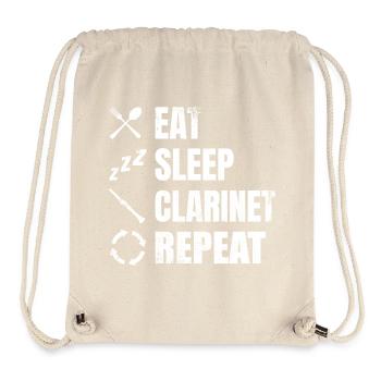Clarinet Routine - Stanley/Stella Recycled Gym Bag - natural - Front