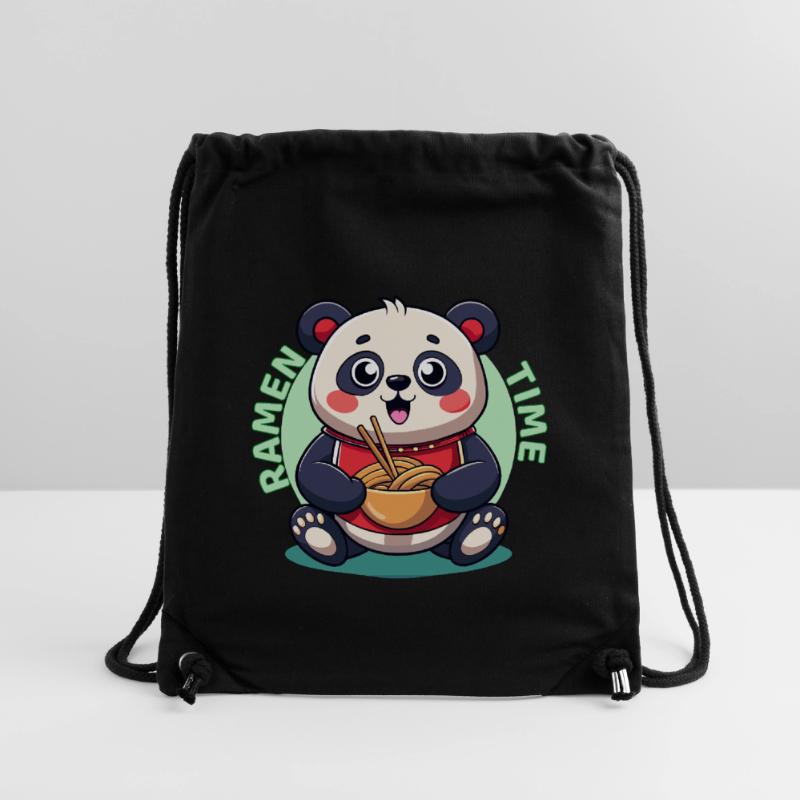 Ramen Panda Time Stanley/Stella Recycled Gym Bag