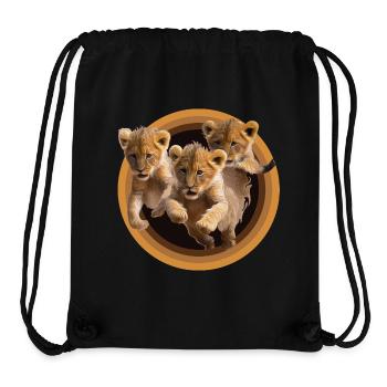 Kittens - Stanley/Stella Recycled Gym Bag - black - Front