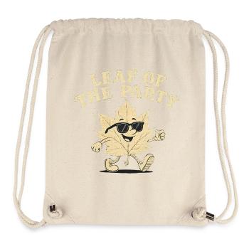 Leaf of the Party Happy Fall Harvest Autumn Leaf - Stanley/Stella Recycled Gym Bag - natural - Front
