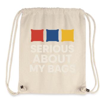Cornhole Refere Official Referee - Stanley/Stella Recycled Gym Bag - natural - Front