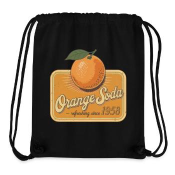 Retro Orange Soda – Since 1958 - Stanley/Stella recycelter Gym Bag - Schwarz - Vorne