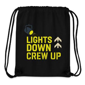 Theatre Technology Crew Stage Technician Sound - Stanley/Stella Recycled Gym Bag - black - Front