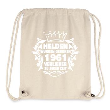 1961 - Stanley/Stella recycelter Gym Bag - Naturweiß - Vorne