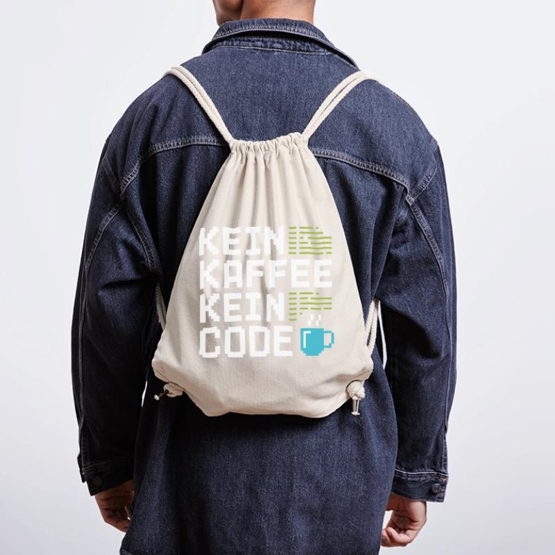 No Coffee No Code Programmeur Informaticien Sac à cordon recyclé Stanley/Stella