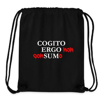 Cogito - Stanley/Stella recycelter Gym Bag - Schwarz - Vorne