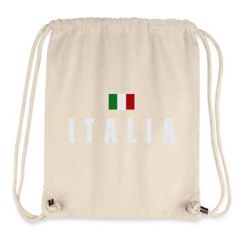 Italienische Flagge, italienischer Stolz - Stanley/Stella recycelter Gym Bag - Naturweiß - Vorne