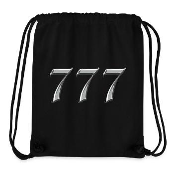 Engel Nummer 777 Glück - Stanley/Stella recycelter Gym Bag - Schwarz - Vorne