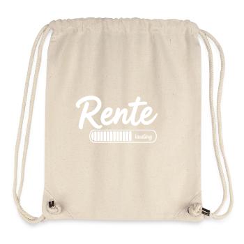 Rente 2026 loading Endlich Ruhestand - Stanley/Stella recycelter Gym Bag - Naturweiß - Vorne