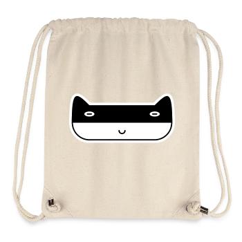 Cat Thug - Stanley/Stella Recycled Gym Bag - natural - Front