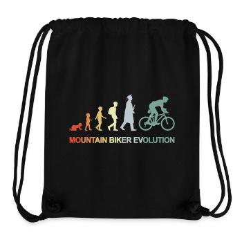 Mountainbiker Evolution - Stanley/Stella recycelter Gym Bag - Schwarz - Vorne