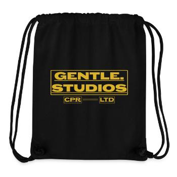 Gentle Studios – Minimalistisches Branding - Stanley/Stella recycelter Gym Bag - Schwarz - Vorne