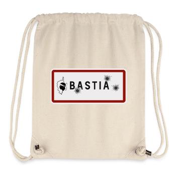 Panneau d’entrée de la ville de Bastia - Sac à cordon recyclé Stanley/Stella - blanc naturel - Devant