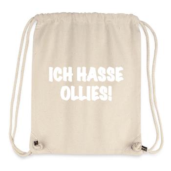 Ich hasse Ollies - Skateboarding Skater Trick - Stanley/Stella recycelter Gym Bag - Naturweiß - Vorne