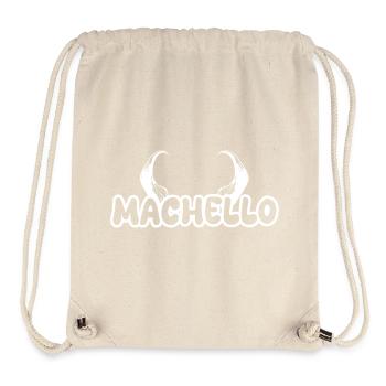 Machello - Sac à cordon recyclé Stanley/Stella - blanc naturel - Devant