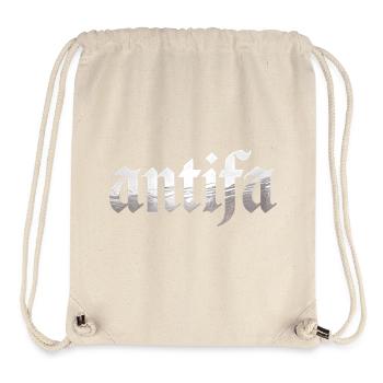Antifa – Antifaschistisches Merch - Stanley/Stella recycelter Gym Bag - Naturweiß - Vorne